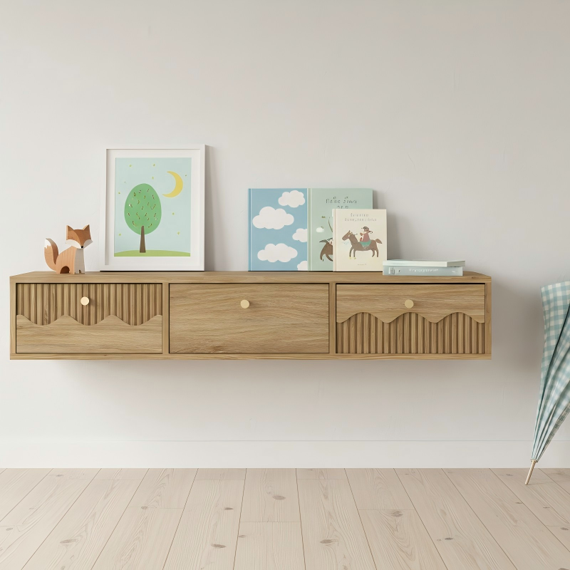 Calm Grain Wall Cabinet